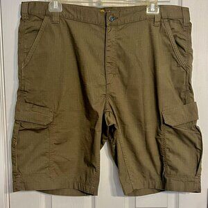 CARHARTT FORCE BRAXTON MEN’S CARGO SHORTS~ Relaxed Fit~SZ 42~Khaki~NWOT
